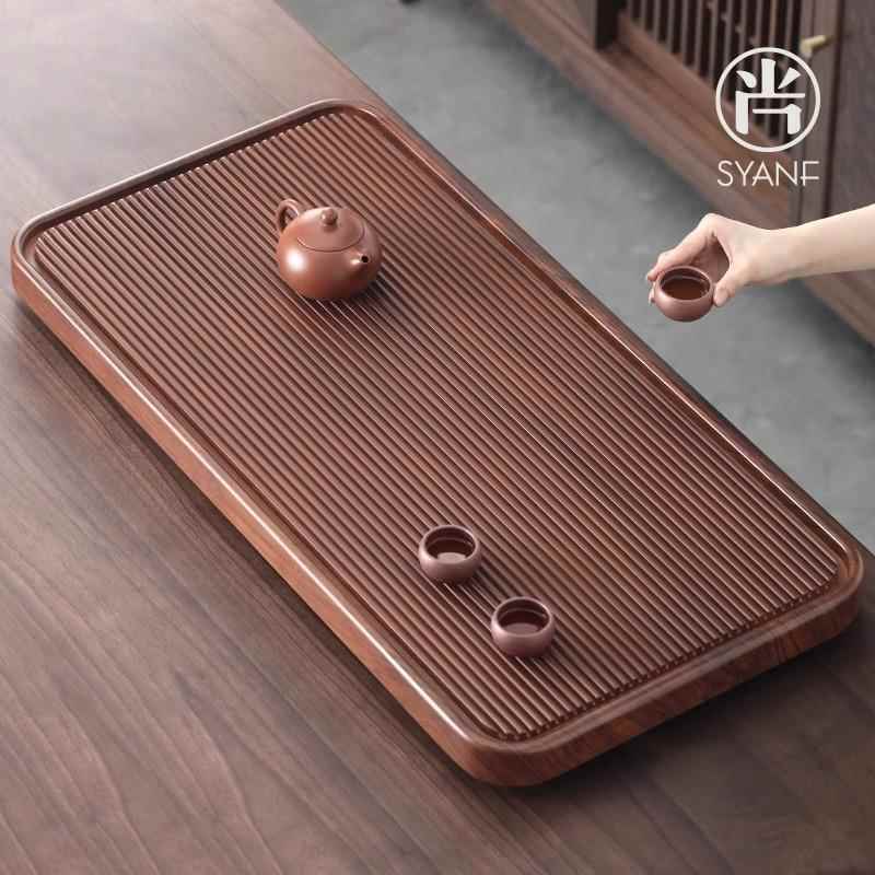 新款式电木茶盘茶台家用2025新款办公室用茶托盘茶具高端实木干泡