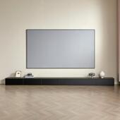 北欧实木黑色落地电视柜客厅地台意式 极简现代简约大小户型收纳柜