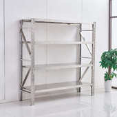 货架仓储仓储304横地摊轻型重型梁式 超市 地货架不锈钢推