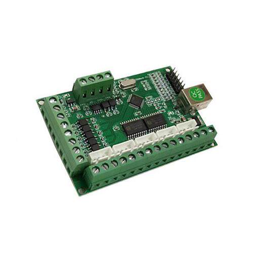 MACH3 V2.1五轴雕刻机主板 cnc运动控制卡5轴 步进马达驱动接口板