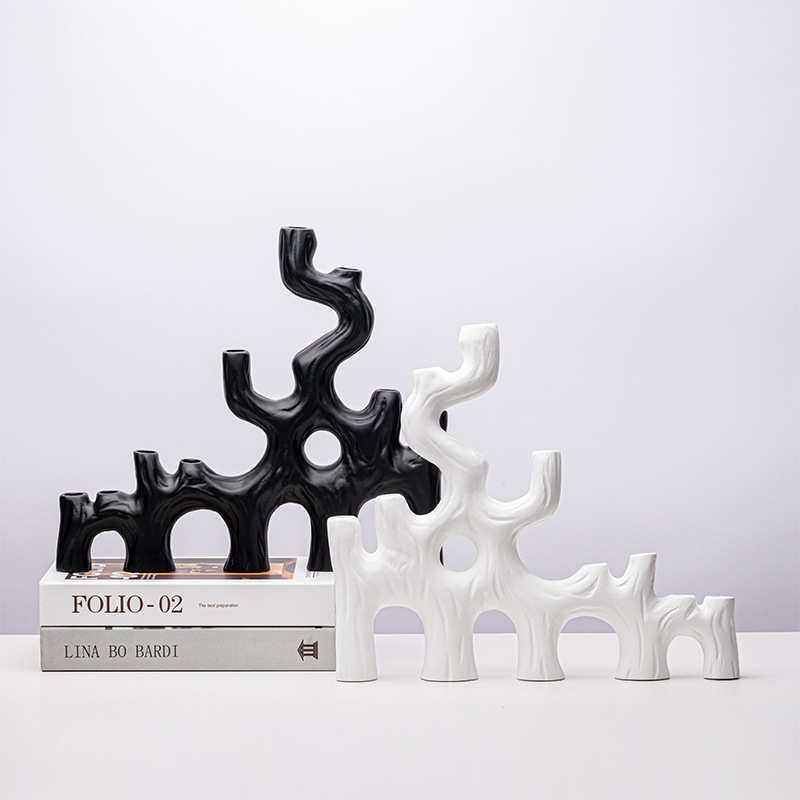 简约现代极简树枝烛台摆件北欧意式客厅餐厅软装轻奢家居饰品摆设,特色手工艺,其他特色工艺品,淘宝优惠券,粉丝福利购,淘宝优惠卷