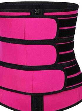 Plus Size Waist Trainer Corset Sport Girdle Double Belt Faja