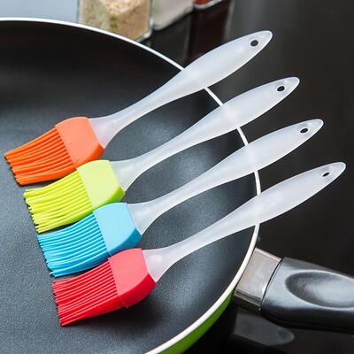 Detachable Silicone Basting Brush, Heat-Resistant Small BBQ