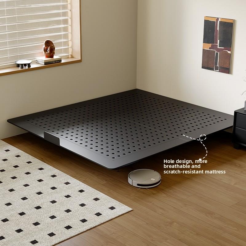 璞生记全碳钢板无床头小公寓真皮现代简约意大利风格Normcore主卧