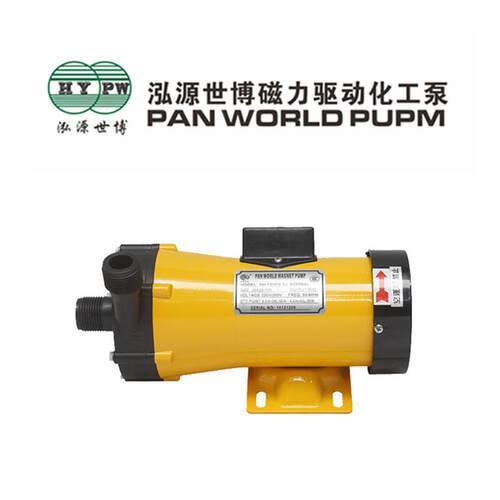 工厂PANWORLD泓源世博耐腐蚀加泵NH-100PX磁力泵相220V水泵