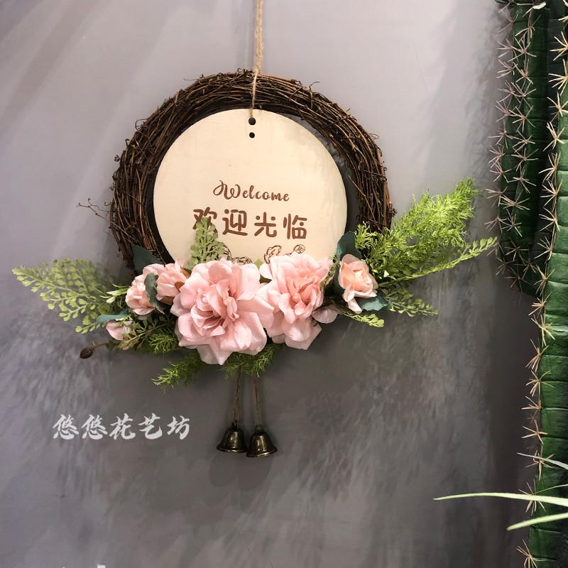 创意餐厅挂件背景墙上挂饰服装店卧室客厅进门口墙壁遮丑欢迎极凯