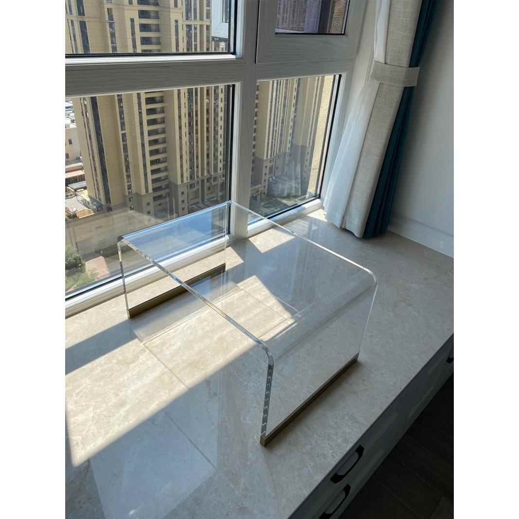 亚克力飘窗台小桌子茶几简约卧室床上矮桌榻榻米电脑书桌创意炕桌
