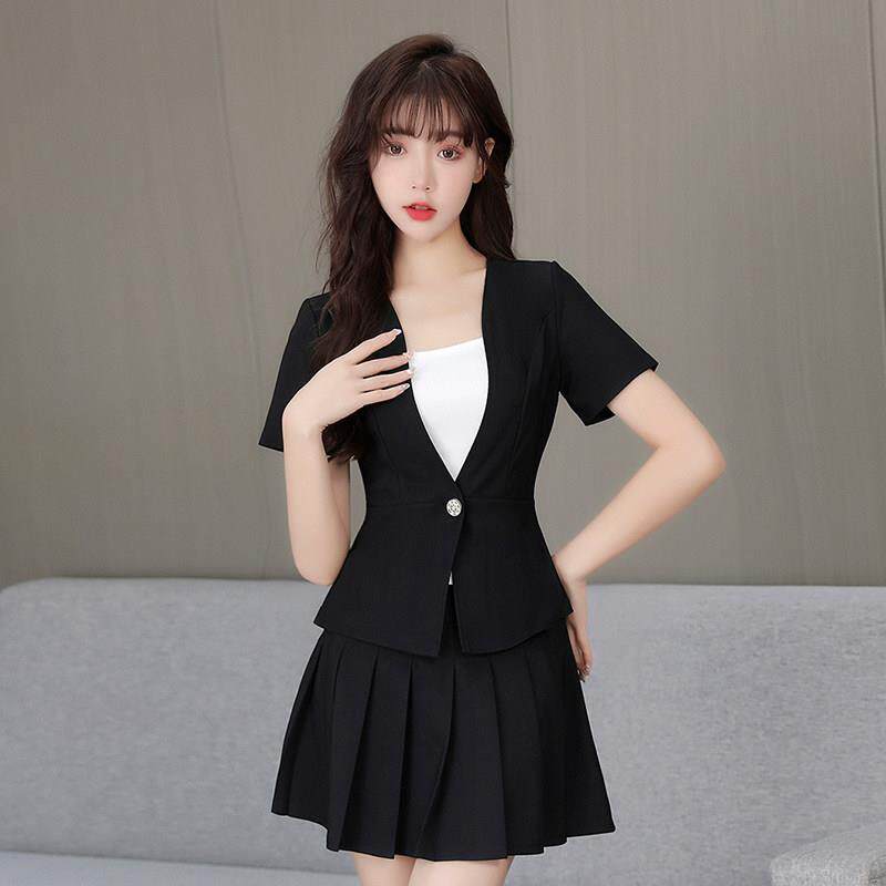 酒店前台服务员高端女桑拿按摩摆裙职业套装美容师足浴足疗工作服