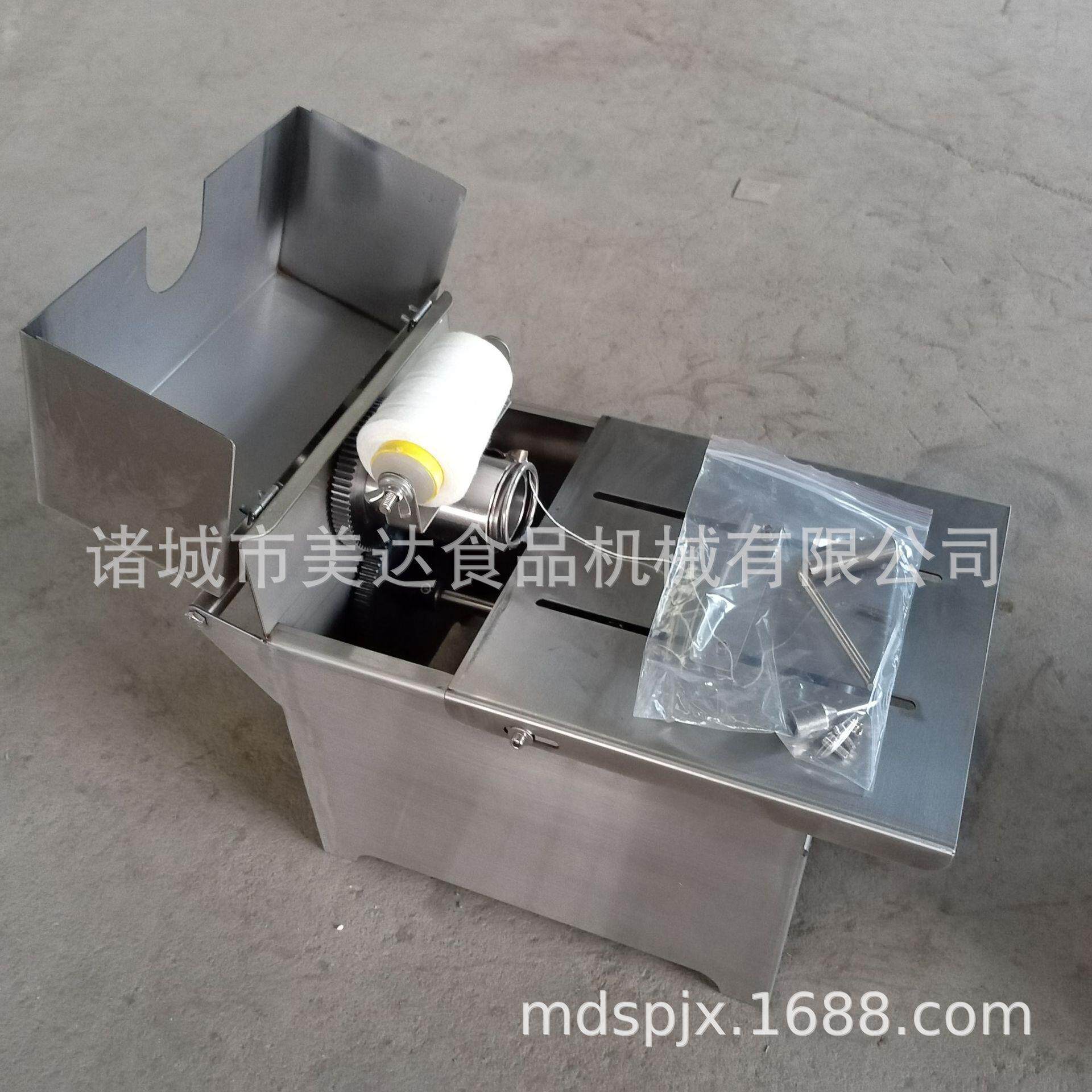 小型台湾烤肠扎线机 手摇绕线香肠扎线机 肉枣肠猪肉肠扎线机厂家
