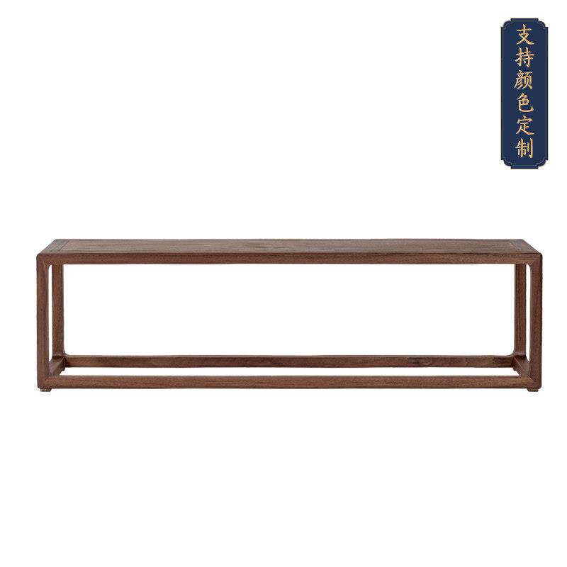 新中式老榆木换鞋凳简约现代条凳家用客厅长凳实木休息凳茶凳