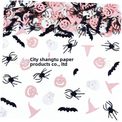 Creative skull pumpkin hat decorations confetti Halloween sp