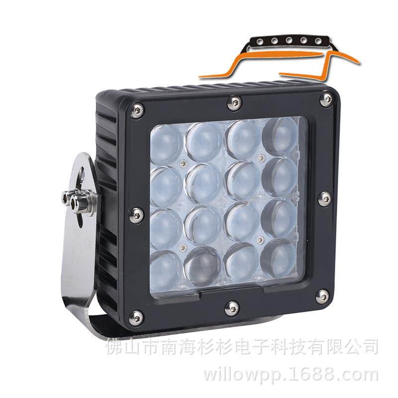 80WLED挖机照明灯LED搜索灯LED工程车灯汽车辅助照明灯汽车灯