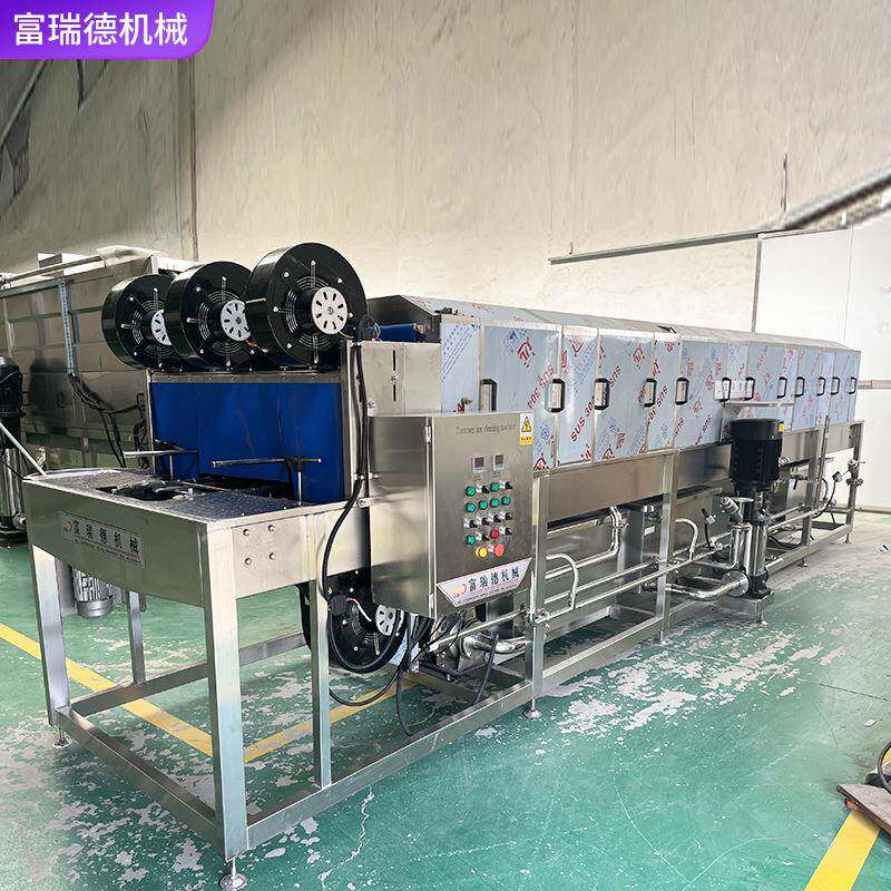 周转箱清洗风干机蔬菜筐清洗设备商用高压喷淋塑料篮清洗机