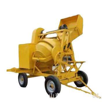 350型柴油搅拌机建筑工地小型混凝土搅拌机自上料水泥砂浆搅拌机