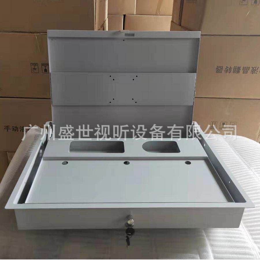 液晶显示屏手动翻转器19寸 学校办公翻转电脑桌厂家供应