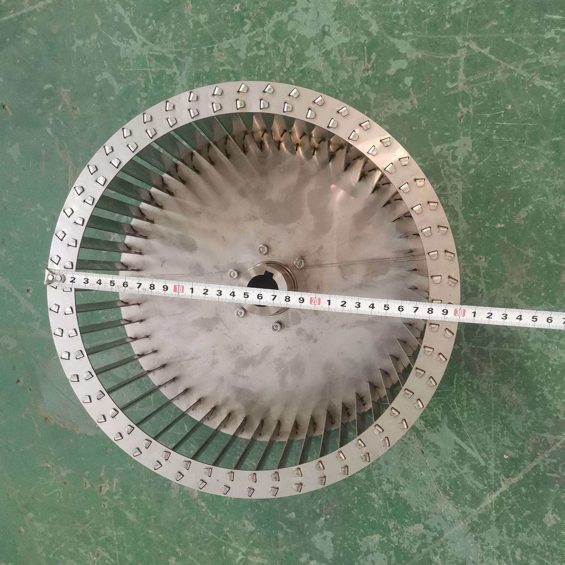 离心风机配件不锈钢风轮空气净化器叶轮 离心式风机多翼式风叶轮