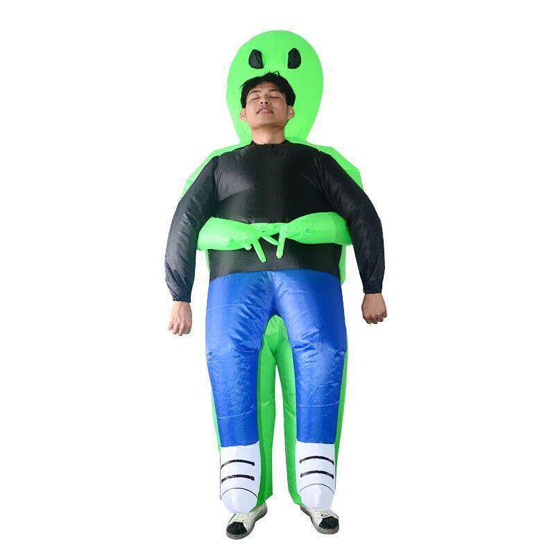 Green Kids Adult ET Alien Inflatable Costume Anime Suits Dre