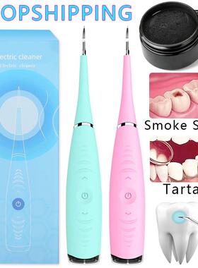 Electric Dental Scaler Tooth Calculus Remover Stains Tartar