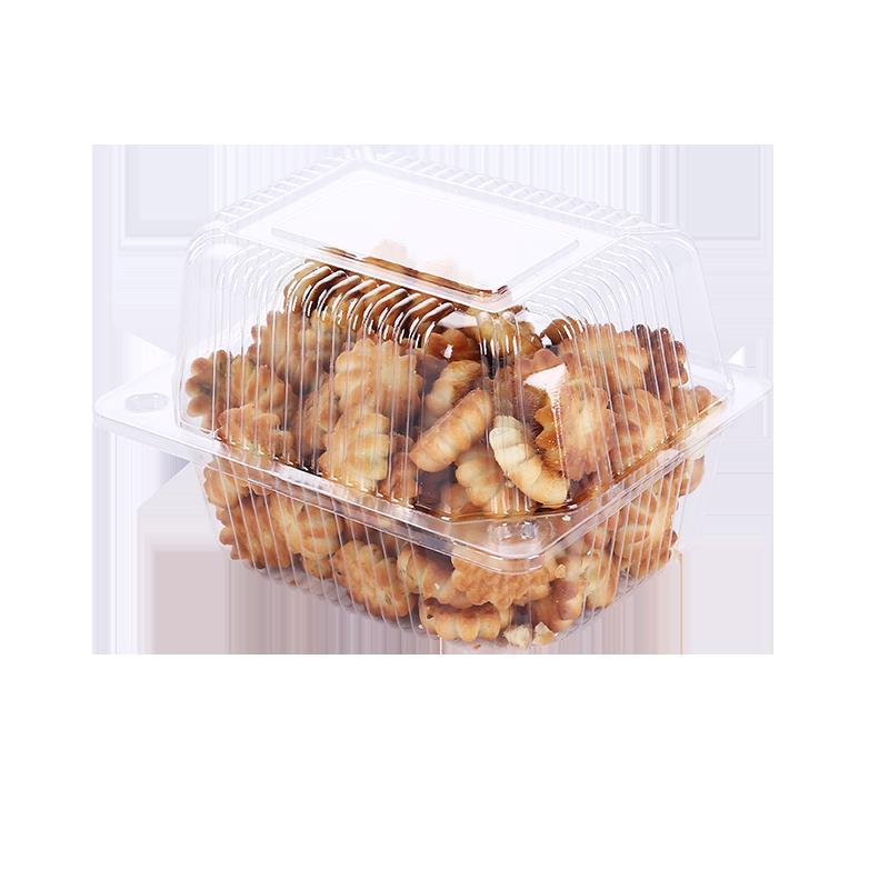 03一次性塑料西点盒烘焙蛋糕透明吸塑盒散装点心包装食品盒子包邮