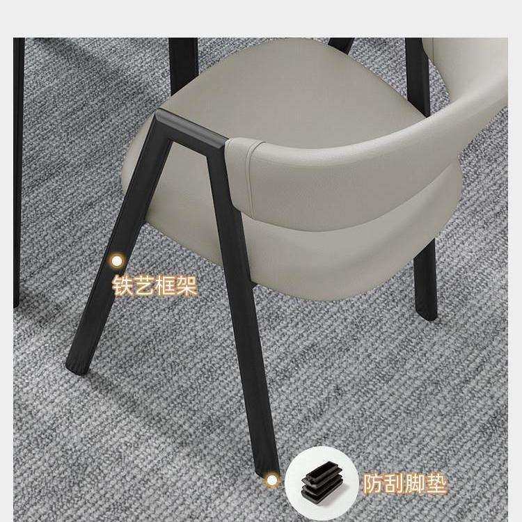 欧闲简约洽桌椅组合商用店铺会客桌谈见详情页接待小圆桌办公室休