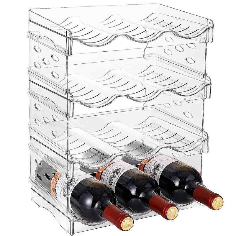 水杯收纳架家用客厅柜内亚克力保温杯子杯架桌面防尘大容量置物架