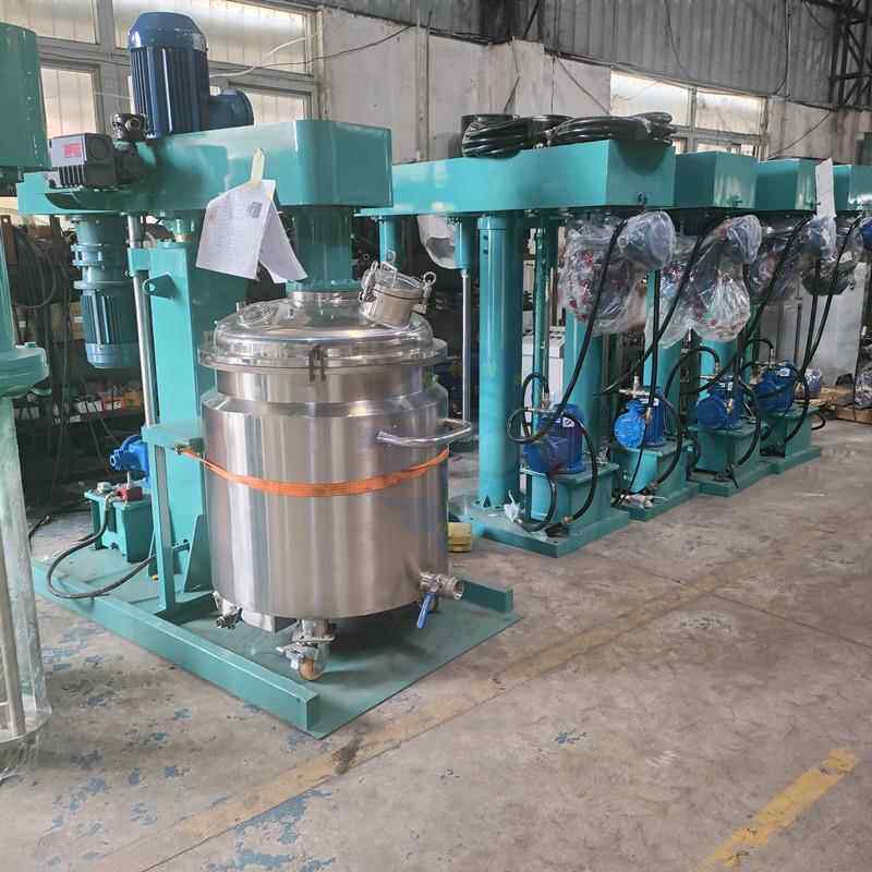 7.5kw氯化钙溶液工业级分散机 染色液体搅拌桶 胶水油墨分散机