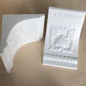 石膏梁托欧式 造型梁托石膏线梁托半圆门洞弧形拱门造型横梁托 中式