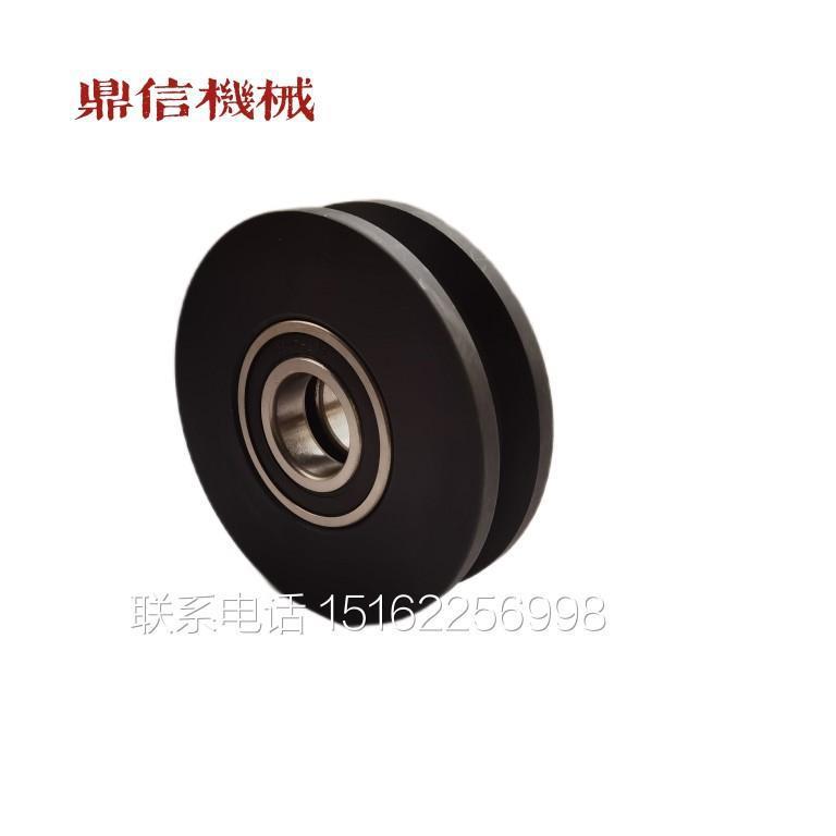 20含1尼滑轮销轴承龙塔吊尼龙滑轮0随车538尺寸吊厂钢丝绳吊型车