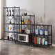 免安装 折叠置物架可移动架子客厅收纳架厨房落地多层储物收藏架