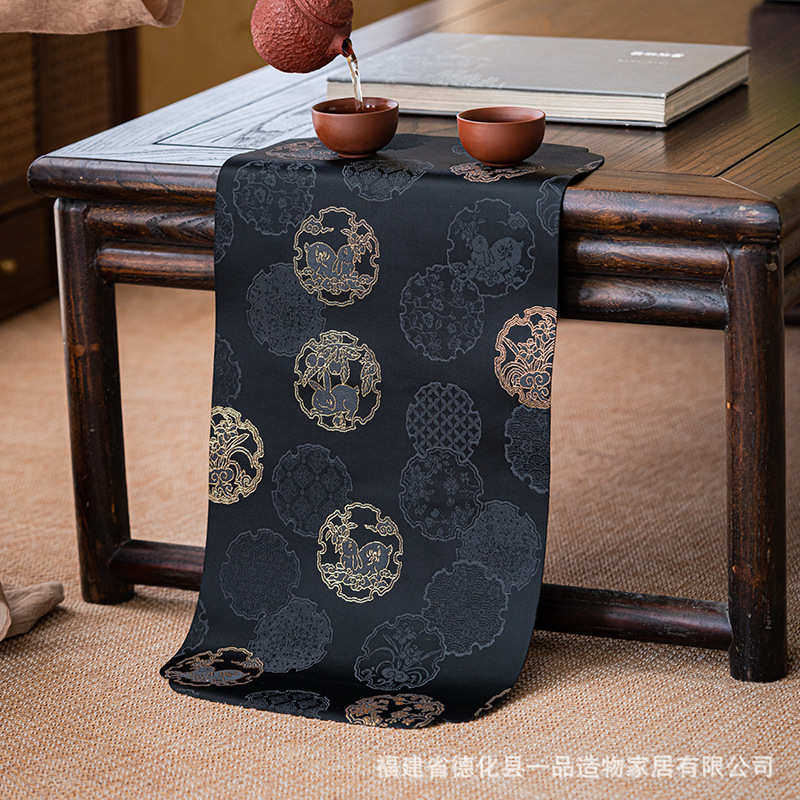 中式兔子织锦干泡席防水茶垫茶室茶艺空间壶垫桌垫小茶席茶道配件,餐饮具,茶具礼盒,淘宝优惠券,粉丝福利购,淘宝优惠卷