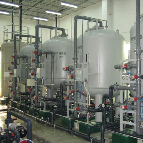氟超标地下水除氟用碳钢罐体95吨/小时除氟水处理设备