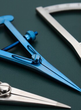 P66D精细款间距规迷你型45*85mm手工皮革植鞣皮划线规边线器483