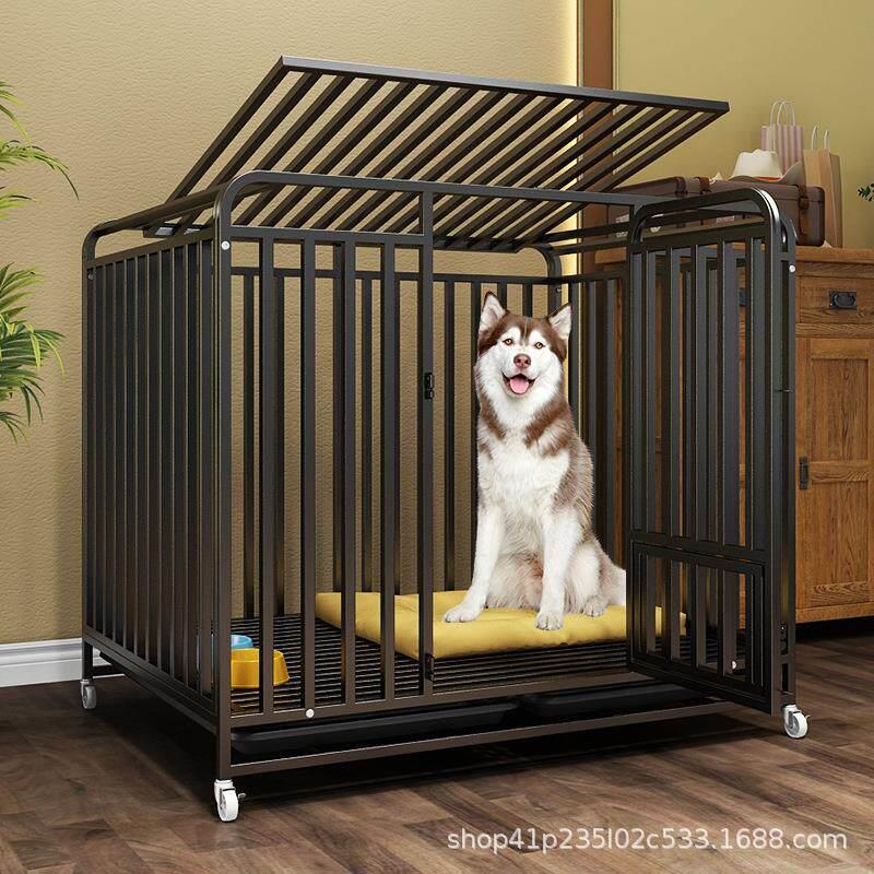 狗笼子小中大型犬室内带厕所加密加粗特厚六面全管大型狗笼子加厚