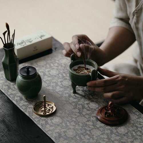 打香篆套装纯铜香炉工具香道用具中式家用檀香沉香薰香送礼