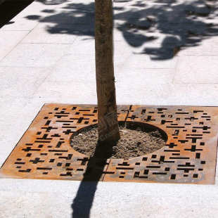 钢板树篦子护树板树池盖板树围子广场公园景区市政道路树篦子厂家