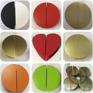 玻璃门拉手定制logo简约半圆大门把手拉丝光面包厢木门酒店门扶手