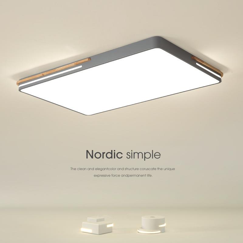 新款大气简约现代客厅灯北欧平板大厅灯极简家用卧室吸顶灯具