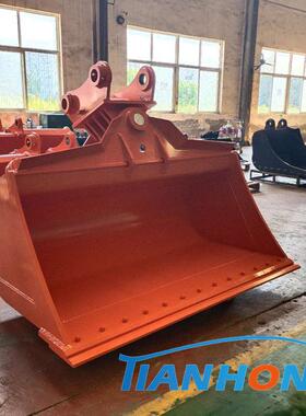 挖机挖斗SK135倾斜式泥斗1.5米宽可倾斜式清淤斗
