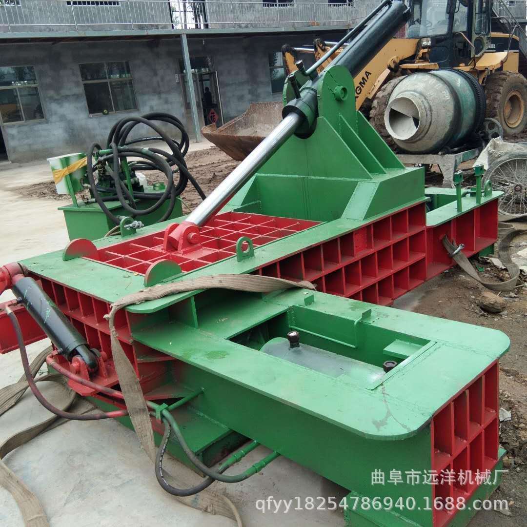 加厚耐用200型金属液压压块机纸箱塑料瓶压缩打包机液压压缩机
