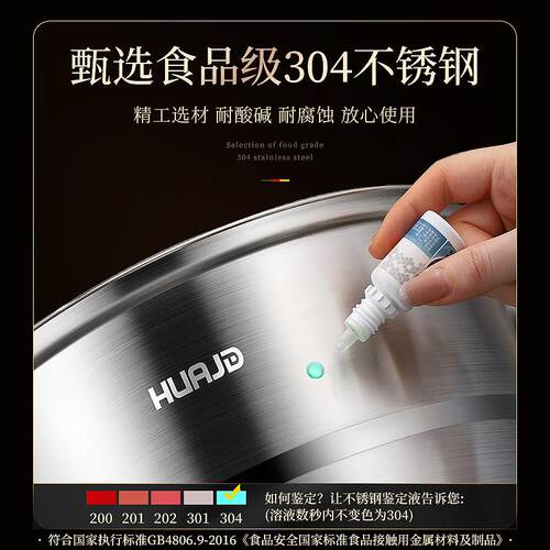 【蒸锅瓦斯大炉专用】华达304不锈钢号头多层际家用蒸馒包子蒸鱼