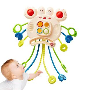 Infant Montessori Sensory Development Toys Pull String Finge