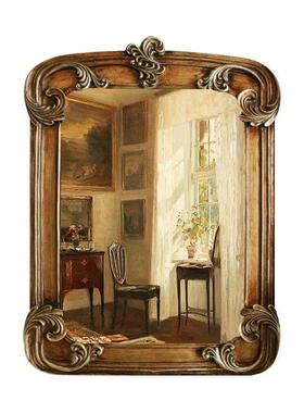 intt1742472age欧式古天女孩花卉挂画相使框V画框客厅卧室玄关酒