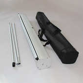 上海工厂二型出口易拉宝门形展架加厚伸缩落地豪华易拉得广告架子