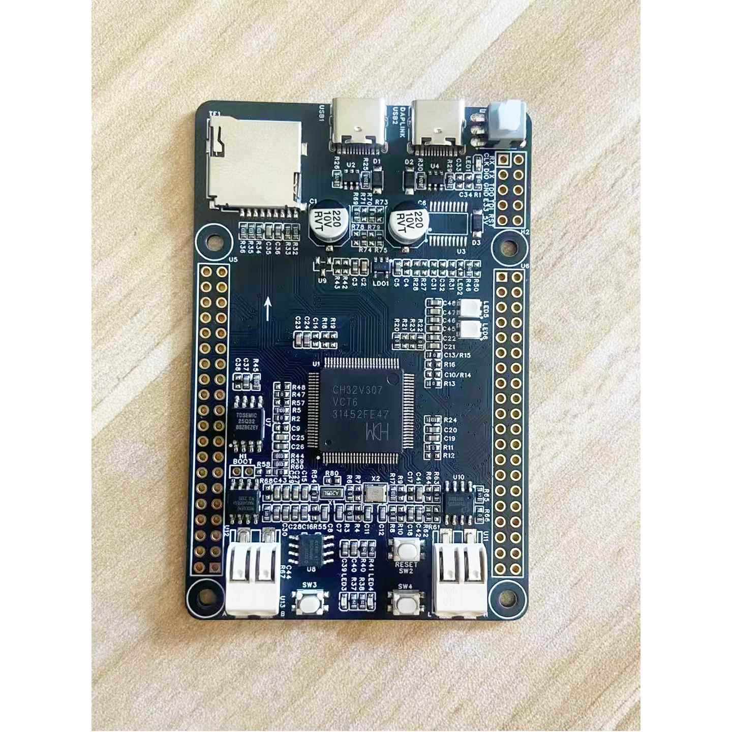 CH32V307VCT6开发板 ARM学习板 南京沁恒工控编程板 RISC-V核心板
