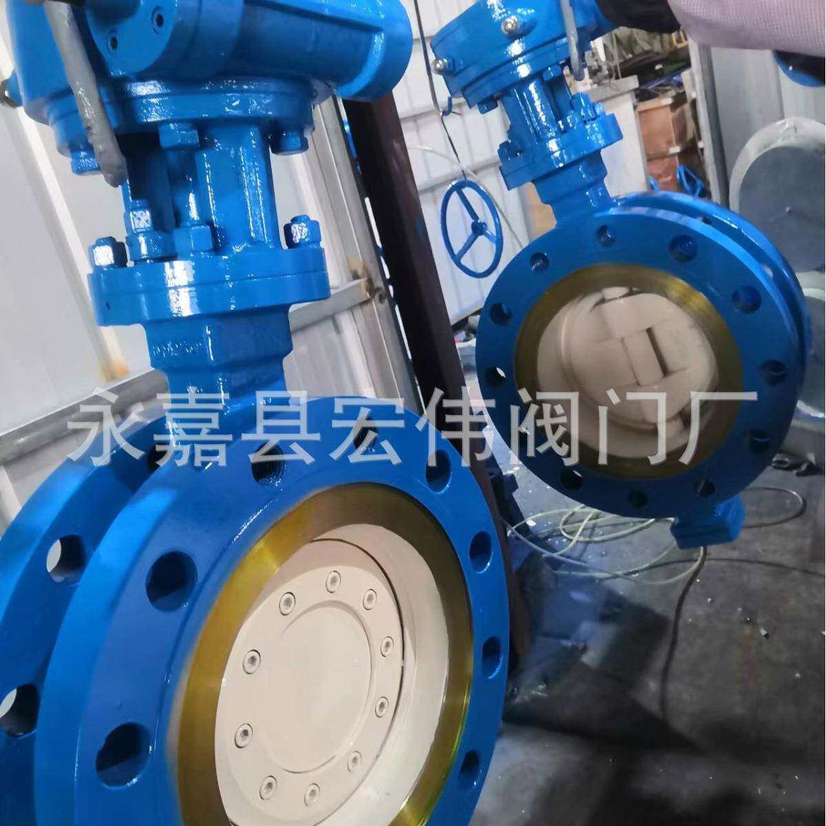 40压力蝶阀FM蝶阀凹面蝶阀高压蝶阀D4H-40C铸钢蝶阀DN250