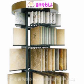 插槽式翻页瓷砖展示架 陶瓷展具 木地板展架 石材展柜 墙纸展架