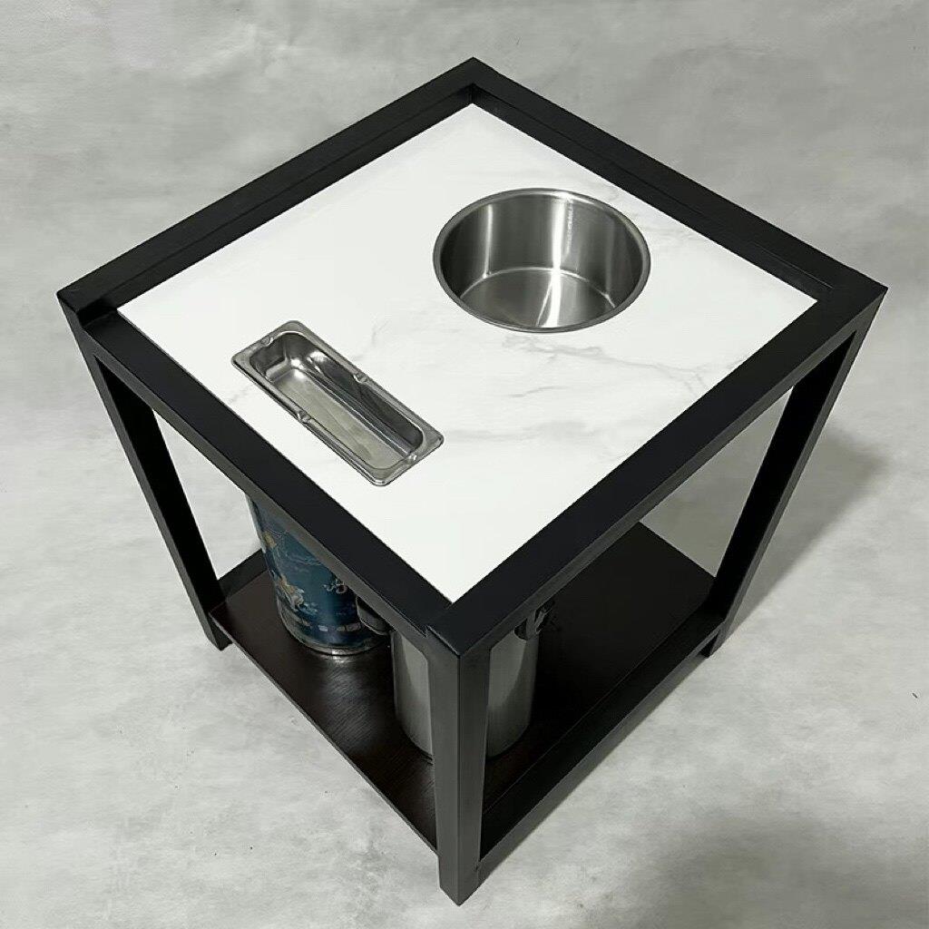 岩板茶几棋牌室茶几茶楼茶几钢木茶几新款麻将机茶几