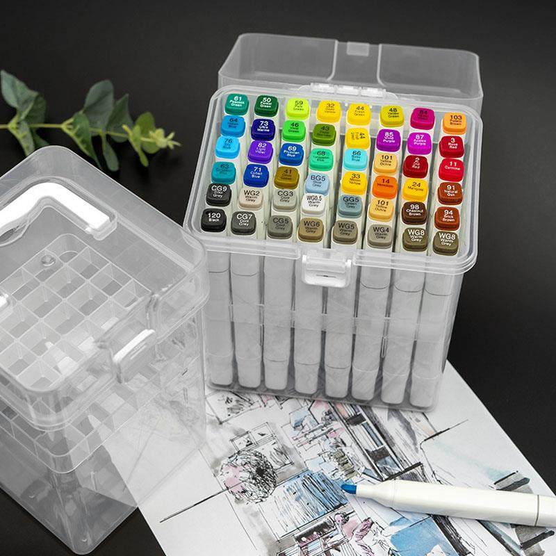 马克笔盒 整理盒 带分隔 带提手 方便携带 收纳 整理 塑料收纳盒,文具电教/文化用品/商务用品,马克笔,淘宝优惠券,粉丝福利购,淘宝优惠卷