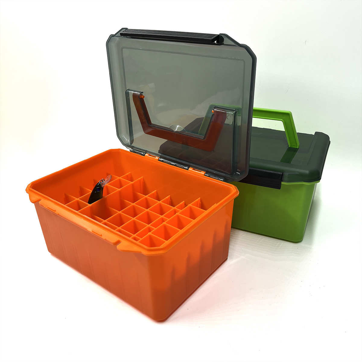 木虾盒 硬饵收纳盒手提工具箱淡水海钓路亚饵盒手提储物盒