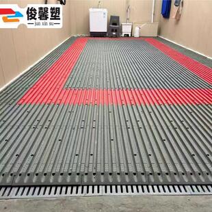 拼接格栅冷藏车洗车店塑料拼接地板自带排水沟免挖槽pp工业地板